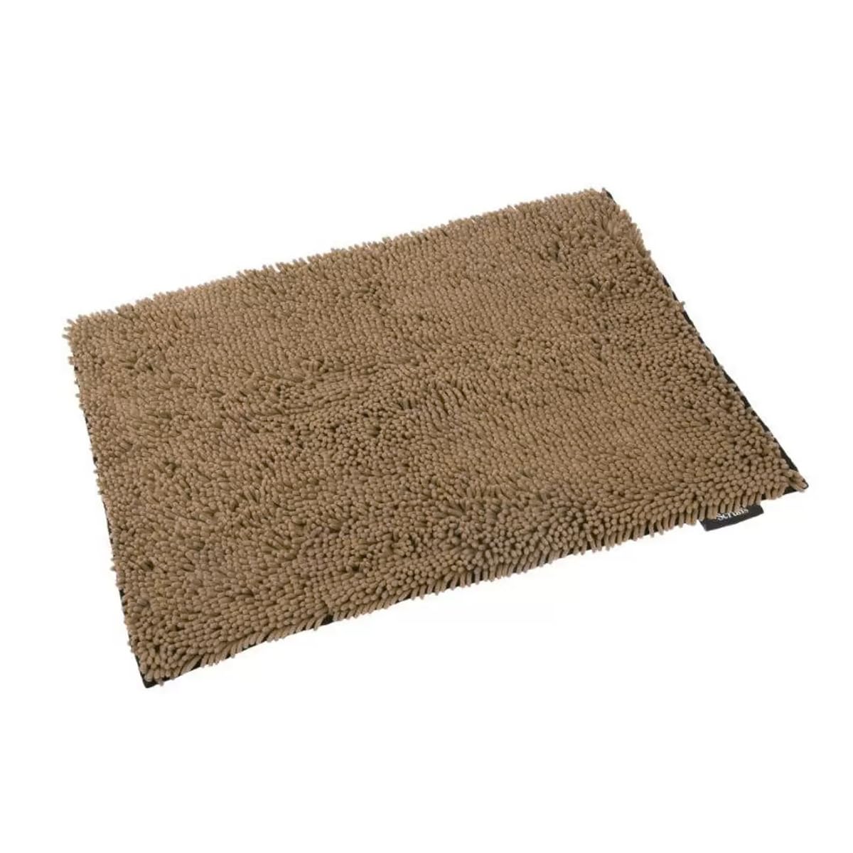 Dog Drying Towel Noodle Mat Absorbent Microfibre - Brown
