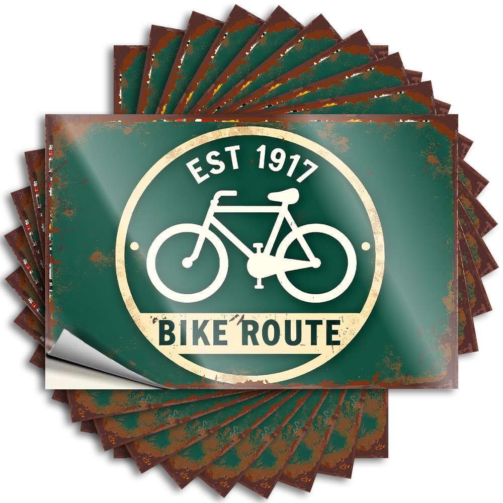 Quote Feminist, Mold Laptop Established in 1917, Bike Route. | House Stuff(6X9CM)