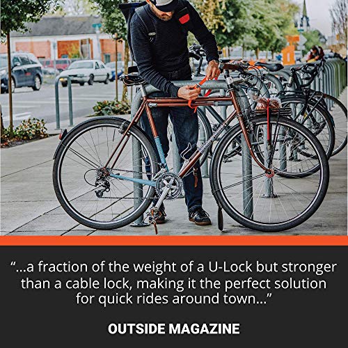 Ottolock Combination Bike Lock And Essentials Frame Bag | Lightweight & Compact Lock And Storage | (Stealth Black, 30 Inch) #TOP5