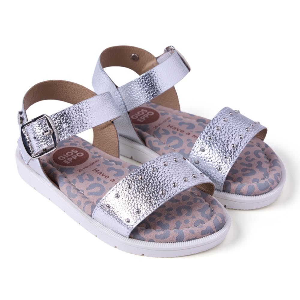 GIOSEPPO Caberfae T-Strap, Silver, 6 UK