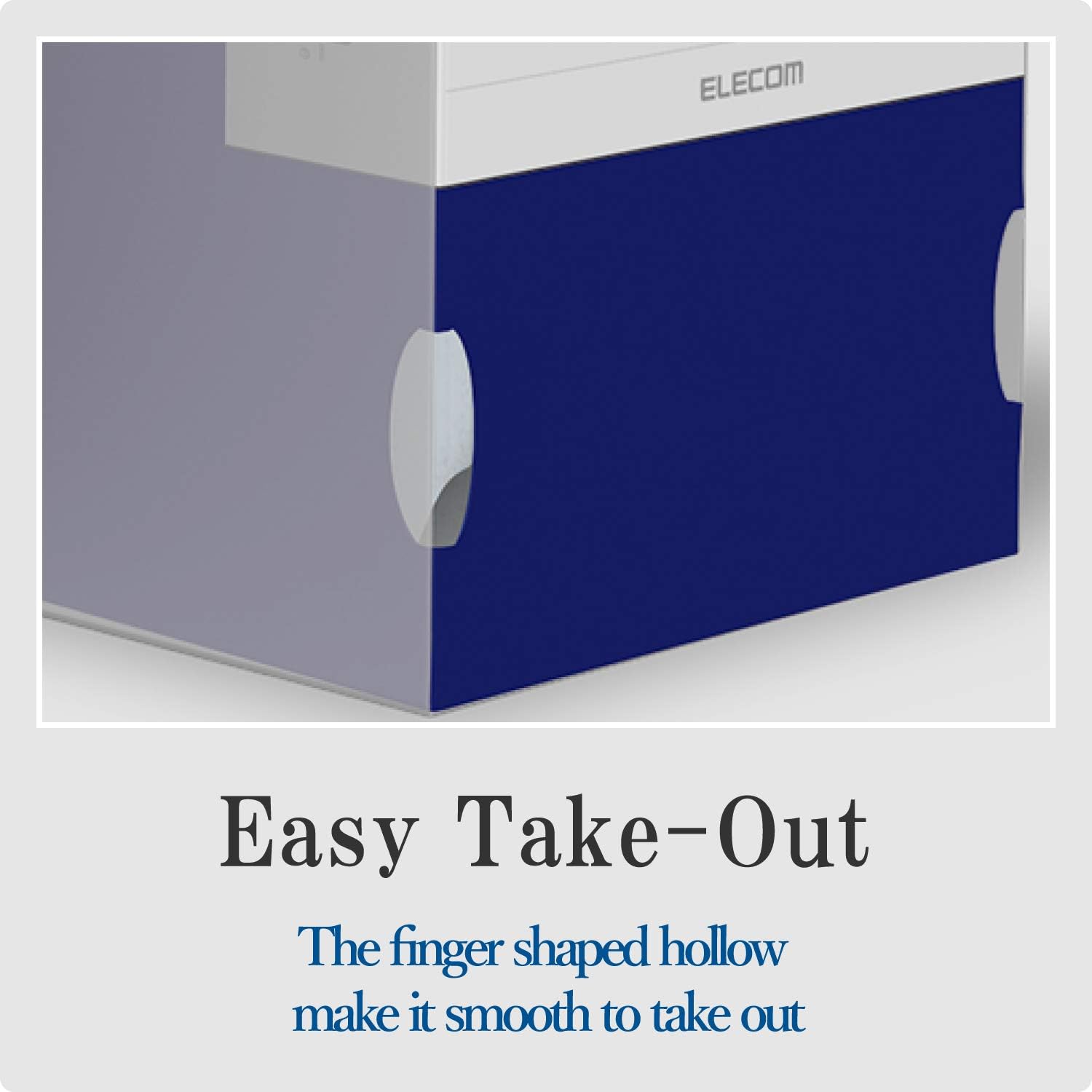 ELECOM Non-Woven Fabric Media File and Clear Case for CD and DVD 120 Disks Storing/Blue/CCD-FS120BU