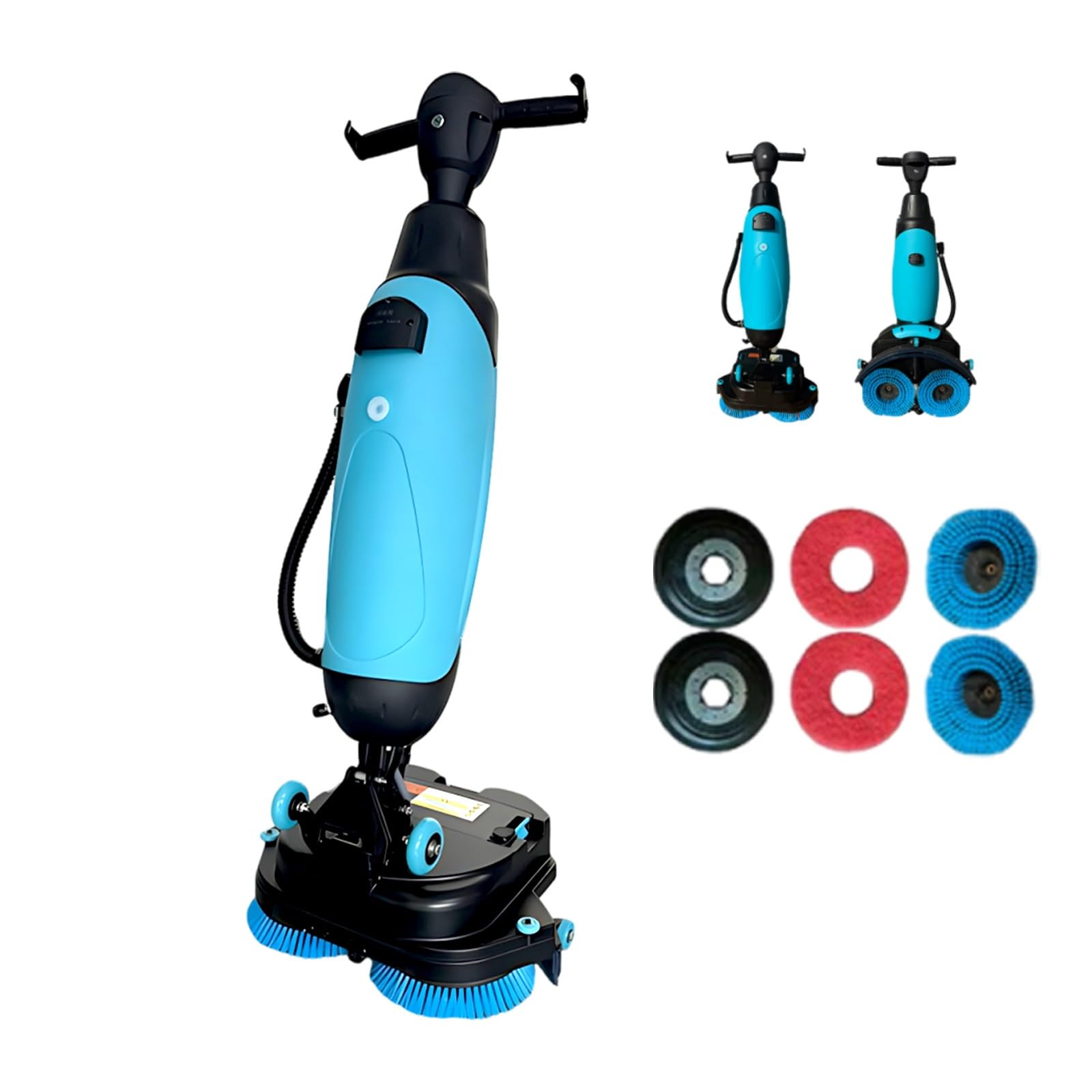 Lavadora de Pisos Profesional 50cm, Sin Cable, Litio | Lavadora de pisos 50cm, batería de litio intercambiable, perfecta para limpiar azulejos y vinilo(1 battery)