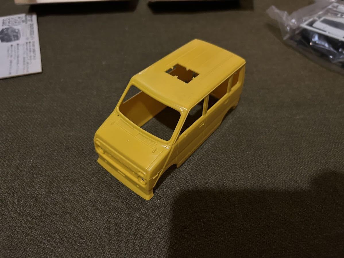 アオシマ ホンダ ステップバン ヨーロピアン モーターライズ アオシマ ザ☆モデルカー No.74 1/20 ホンダ VA ライフ ステップ