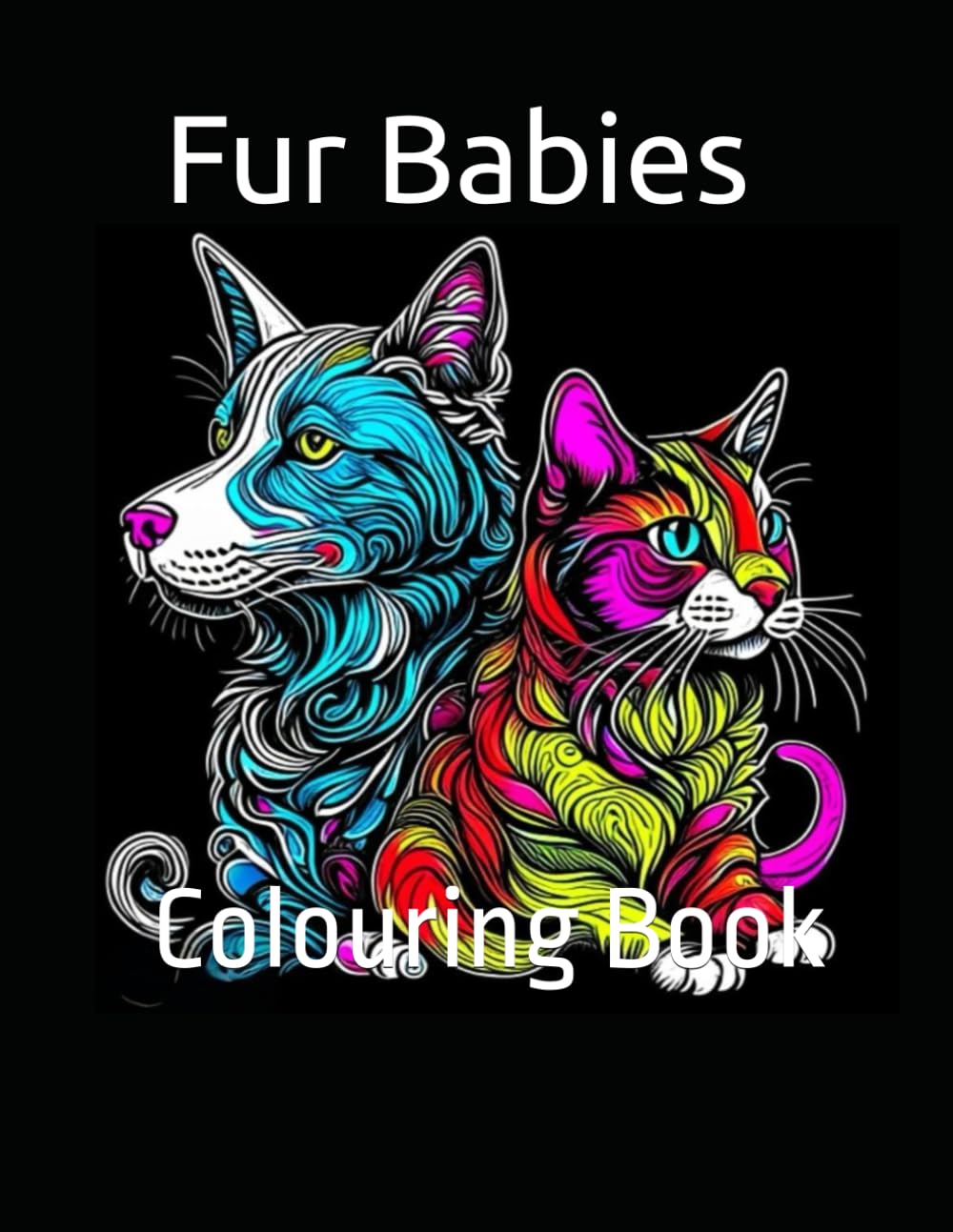 Fur Babies: Adult Colouring Book (The Pallet Avenue Colouring Books)