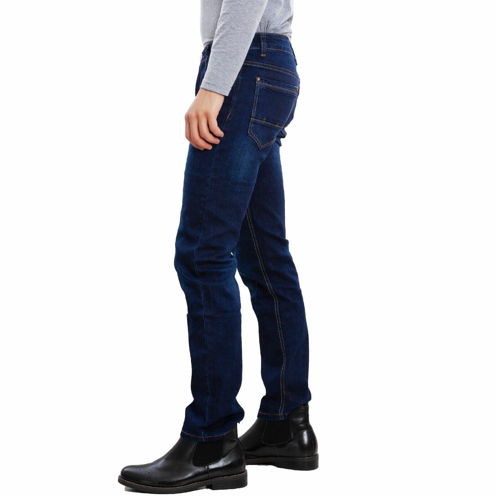 Toocool - Hommes Jean Coupe Classique, Pantalons en Coton, Jeans Taille Moyenne, Jean Homme Regular LE-2487