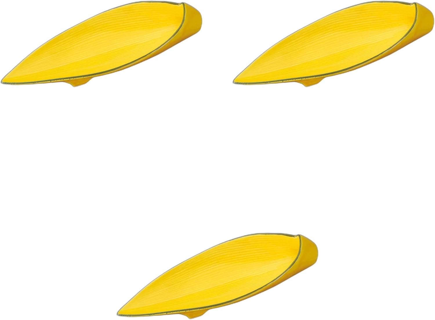 Setomonohonpo Grass-shaped Appetizer Plate, 9.4 x 3.7 x 2.0 inches (24 x 9.5 x 5 cm), Appetizer Plate, Porcelain