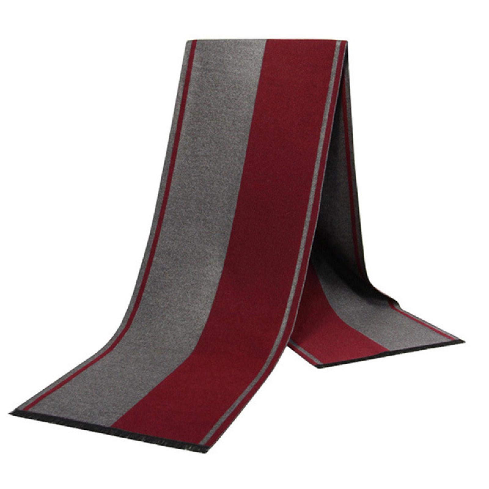 Bufanda de invierno a cuadros para hombre, resistente al viento y cálida, de algodón, suave, casual, bufanda de negocios para hombre, talla 31, 558