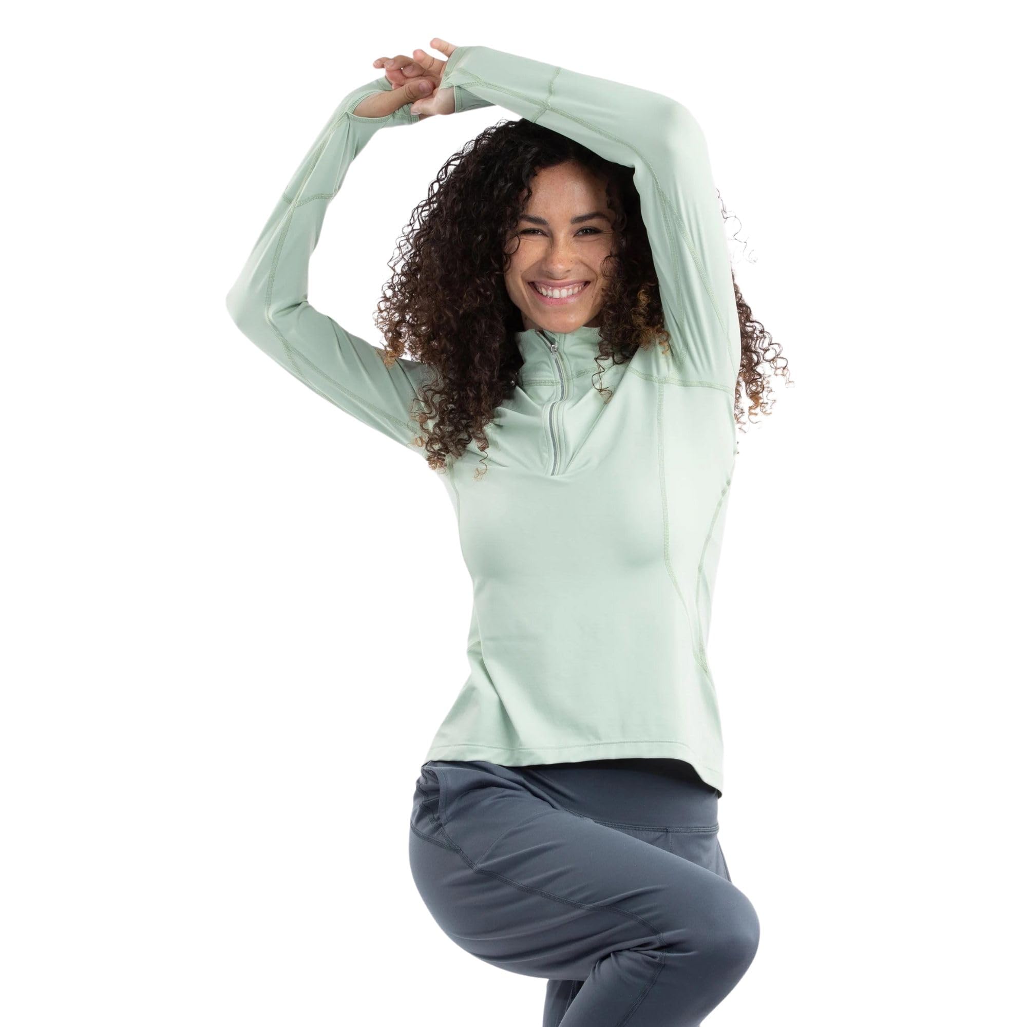 Women's Mock Zip Top-image-18