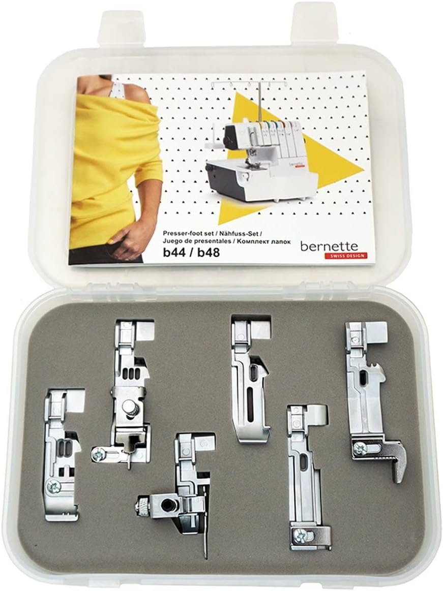 Bernette Serger Presser Foot Kit for B44 B48 B64 Serger Models