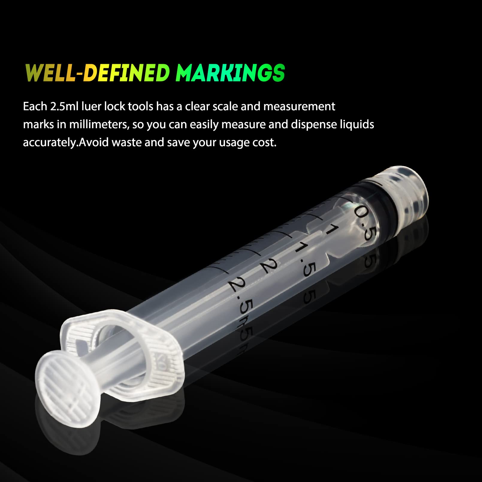 2.5ml Syringe 100 Pack - 25 Gauge Luer Lock -4 2.5ml Syringe 100 Pack - 25 Gauge Luer Lock -4