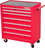 5段ローラーキャビネットDIY工具収納強度の鋼鉄製 重い工具も安心収納