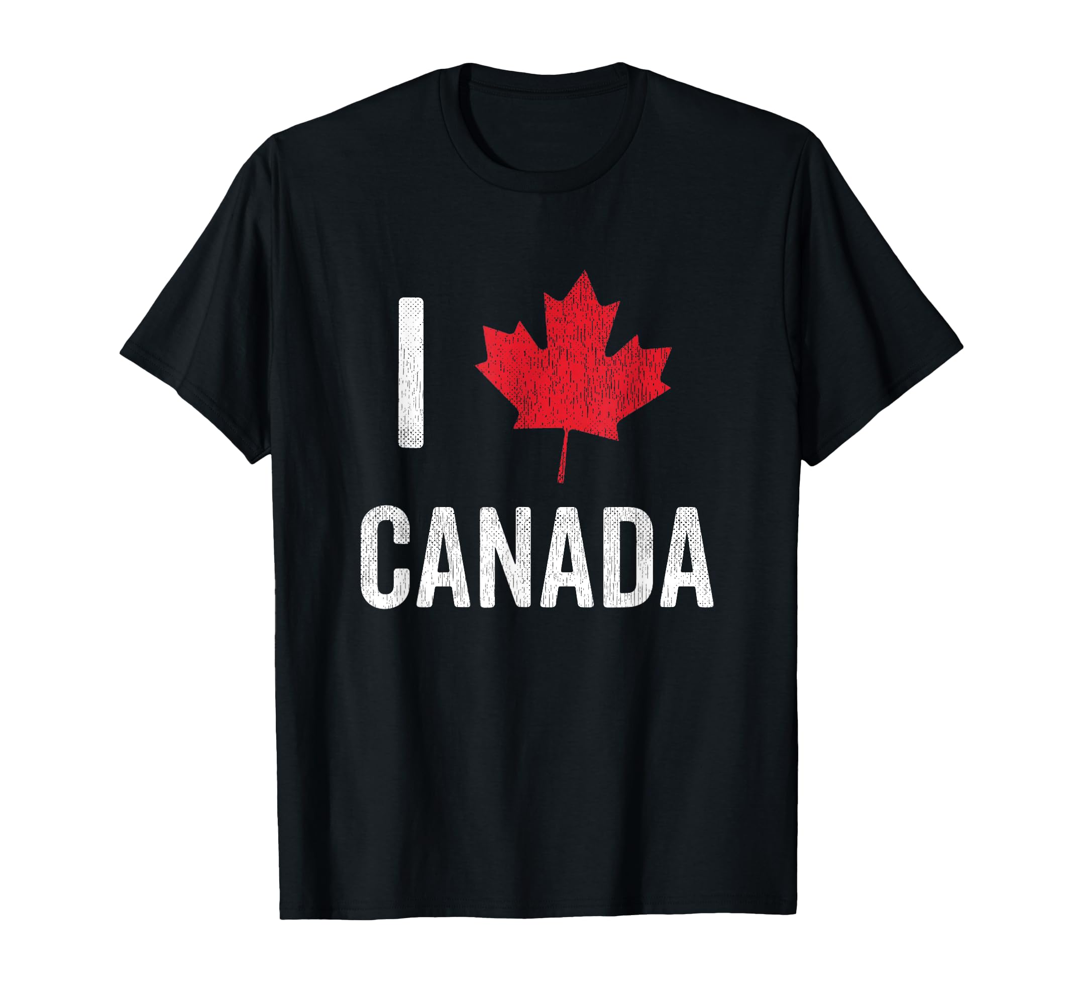 Amazon | カナダ お土産 I Love Canada Tシャツ | Tシャツ・カットソー  