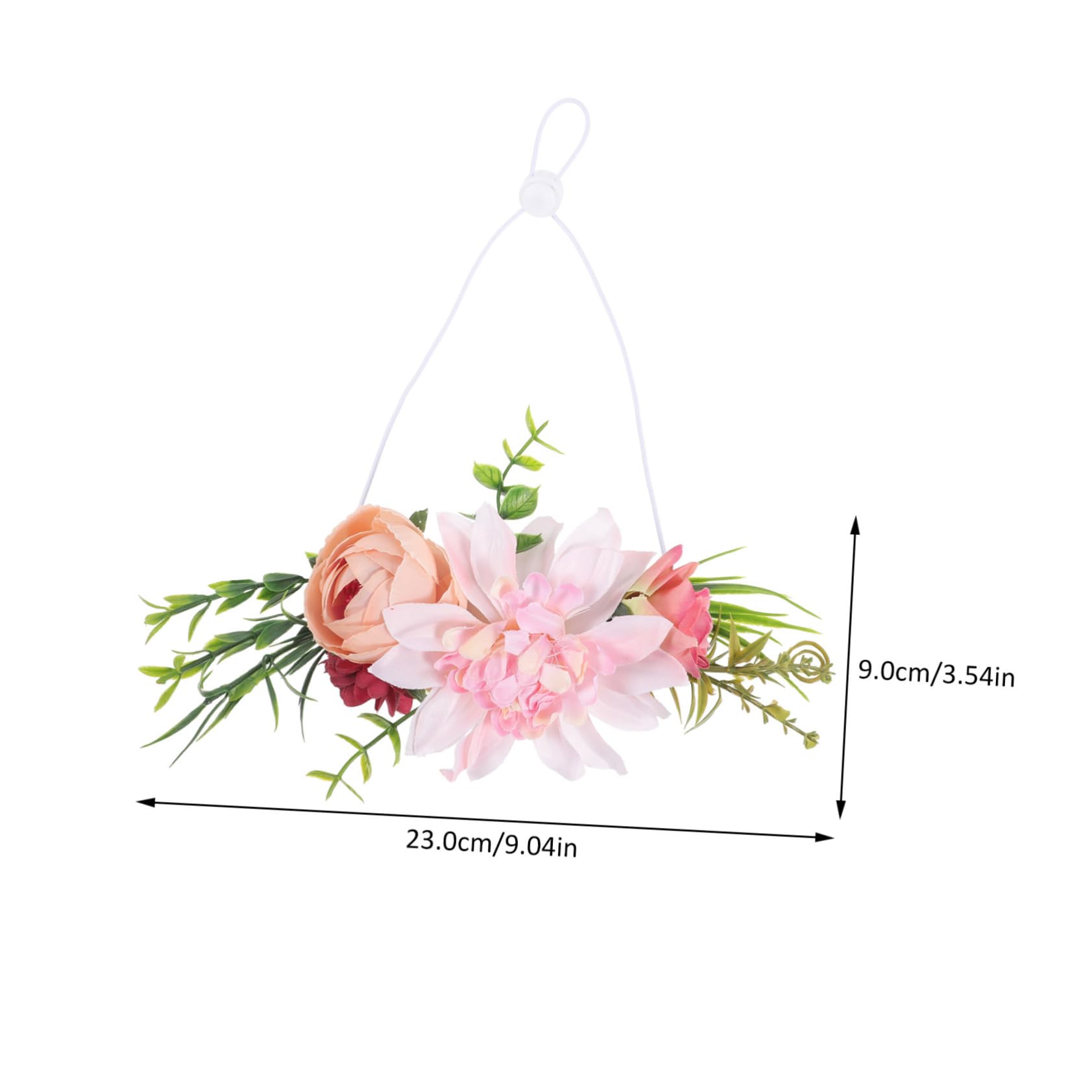 UPKOCH Pet Dog Floral Wreath Headband for Wedding Parties Fresh Natural Flower Crown for Cats and Dogs Pet Headwear for Special Occasions Pattern C