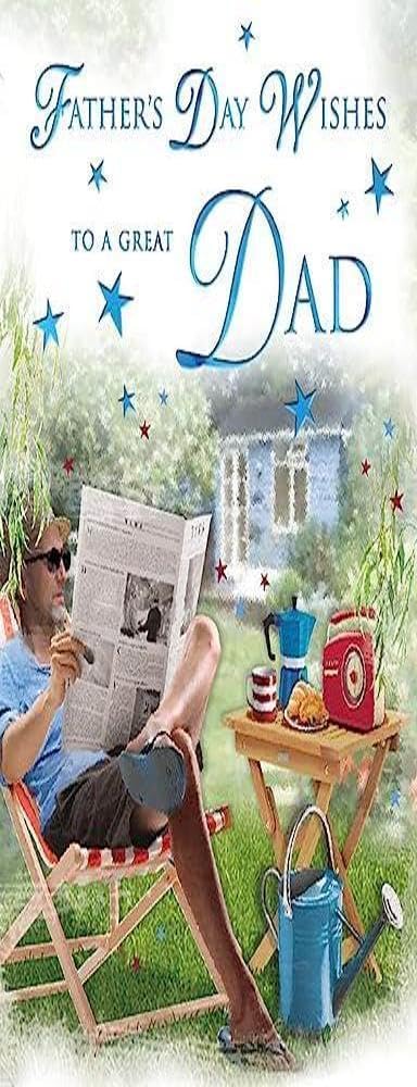 Traditional Father's Day Card Dad - 9 x 6 inches - Regal Publishing (C88389)
