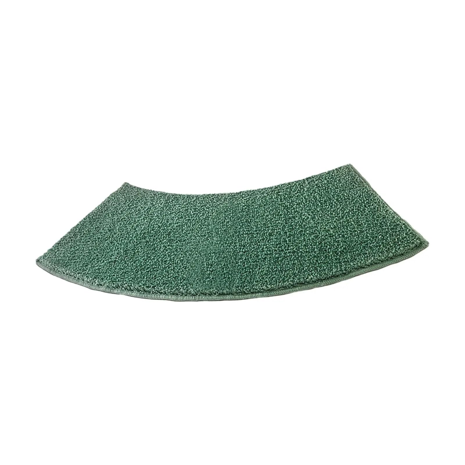 Curved bath mat Bath Rug Bathroom Carpet Toilet Shower Mat Curved For Living Room Laundry Tub(Green)