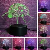 Novità Insetti Beatles Led 7 Colore Dimming Pendenza Lampada da tavolo Camera da Letto Decor Bambino Bambini Bambini Amici Colleghi Regali ricordo Mood Light a++