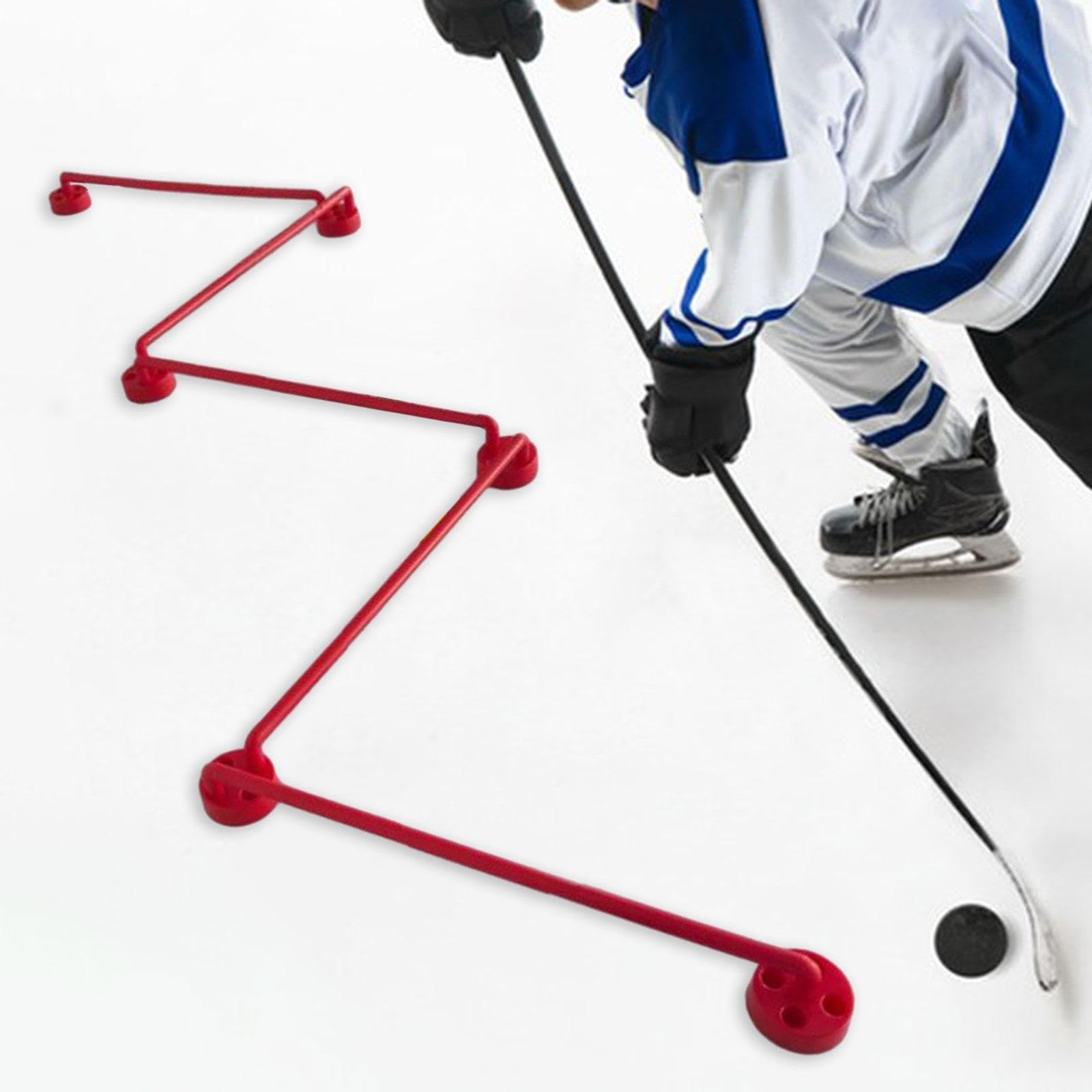 Equipamiento de Entrenamiento de Hockey, Ayuda para El Entrenamiento de Manejo del Stick, Control del Disco, de Obstáculos, Compacto de PP