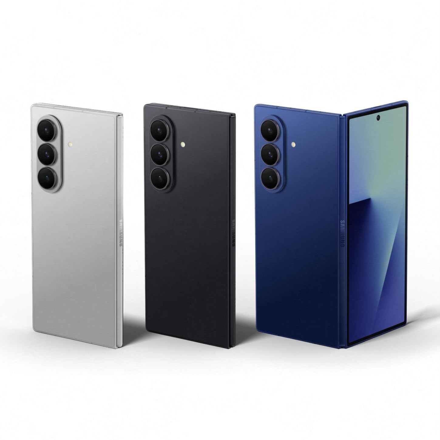 Samsung Galaxy Z Fold7 AI Smartphone mit Galaxy AI, KI-Handy mit Android, Faltbares Design, Großes Display für Multitasking, 200-MP-Kamera, 256 GB, 12 GB RAM, JetBlack, 3 Jahre Herstellergarantie