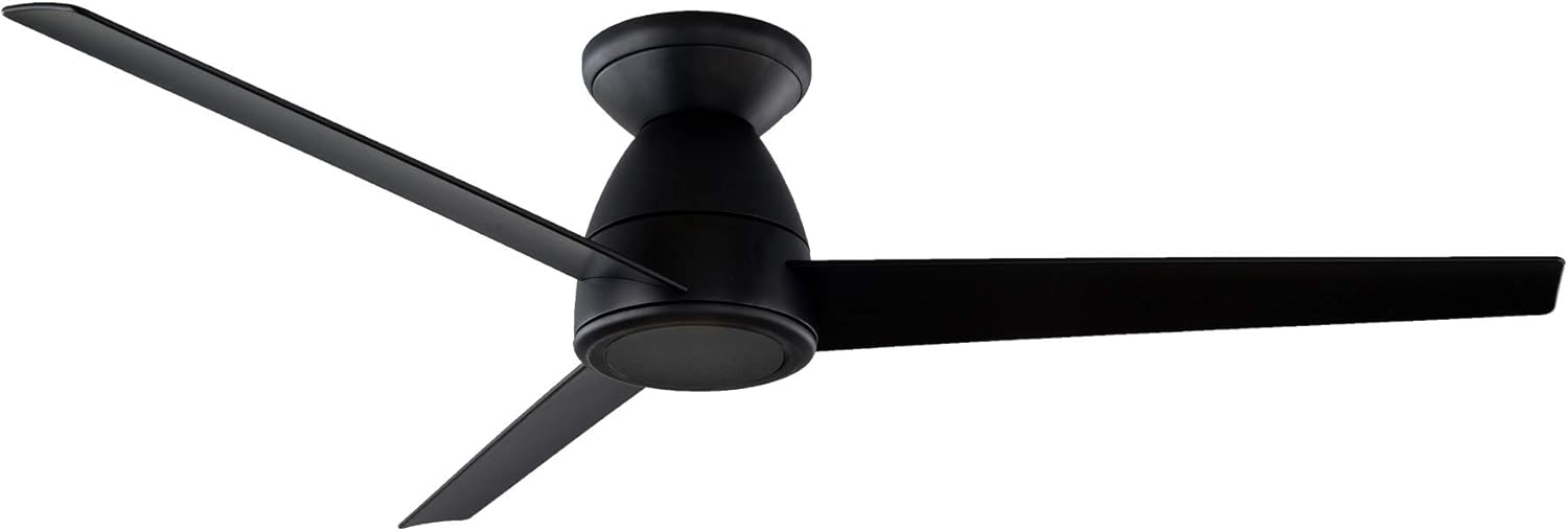 Bеѕt Cуbеr Dеаlѕ 🔥 Tip Top Indoor and Outdoor 3-Blade Smart Flush Mount Ceiling Fan 52in Matte Black with 3000K LED Light Kit and Remote Control