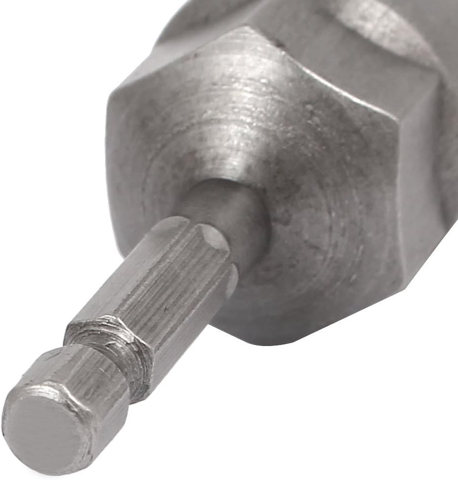 81mm Length 7mm Hex drill hole 19mm Hexagonal Deep Socket Nut Driver Bit Gray 10pcs (ca2cc995fb8172ee899274eeb937c456)