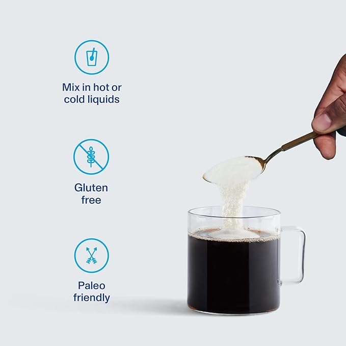 The product is free from added sugars, artificial colors, and flavors, making it a clean choice for individuals seeking natural supplements. Its unflavored form allows for versatility in consumption, as it can be easily mixed into various beverages or foods without altering taste. Packaged in a 567 g container, it provides a convenient option for daily collagen supplementation.