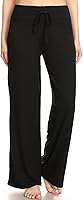 Leggings Depot Women's Wide Leg Drawstring Pajama Pants - Buttery Soft 4-Way Stretch Lounge Sleepwear for Yoga & Casual, Plus Sizes