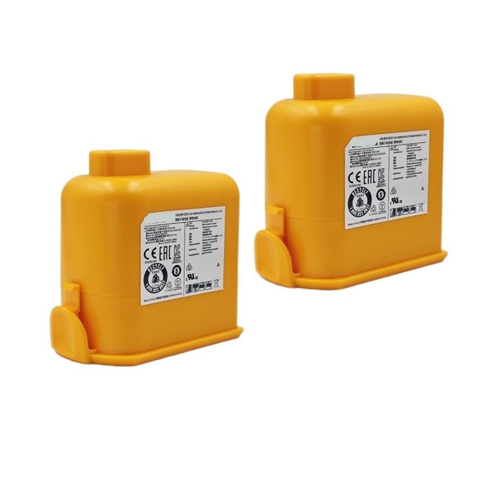 Compatibile Con LG, CordZero A9 Batteria 4000mAh 6000mAh Sostituzione Compatibile Con L'aspirapolvere A9S/P9 EAC63382204/EAC63382201.(LG A9-6000mAh 2PCS)