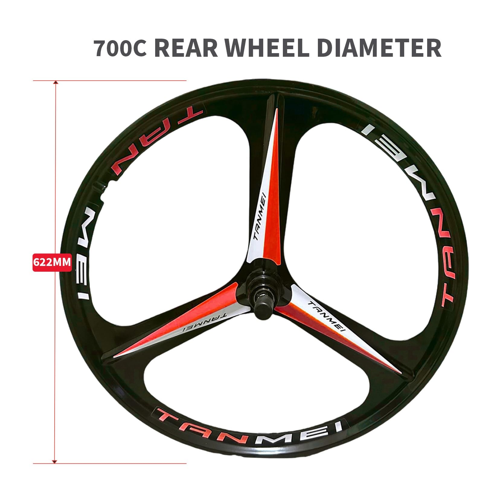 Amazon.co.jp: 3スポークロードバイクマグネシウム合金ホイールセット
