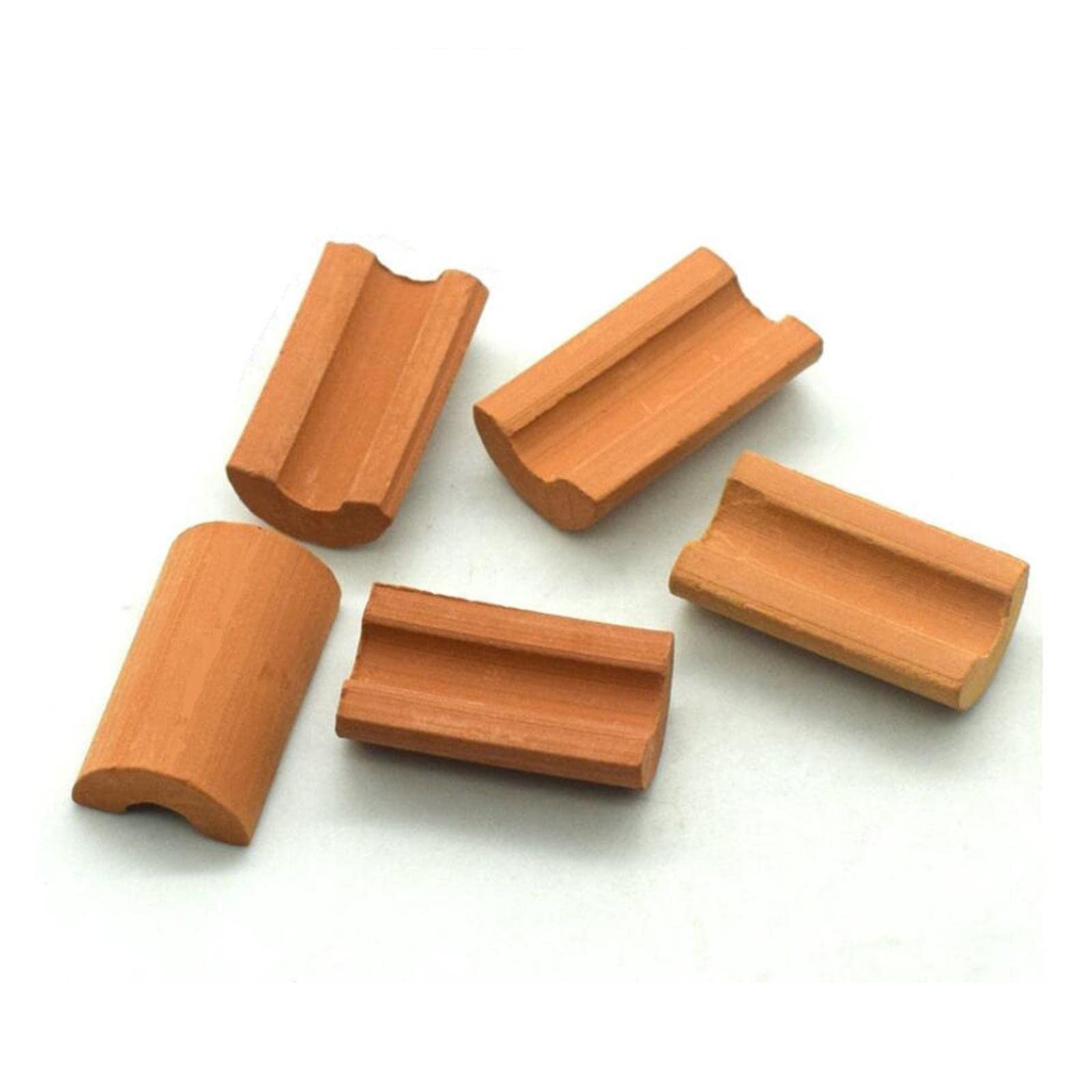 OLYCRAFT 6 Feuilles De Tuiles Pour Maquette Miniature Tuiles De Toit Pour Mini-maison Tuiles Pour Mini-paysage Tuiles De Construction Pour Mini-maison Bricolage Table à Sable Décoration - Rouge