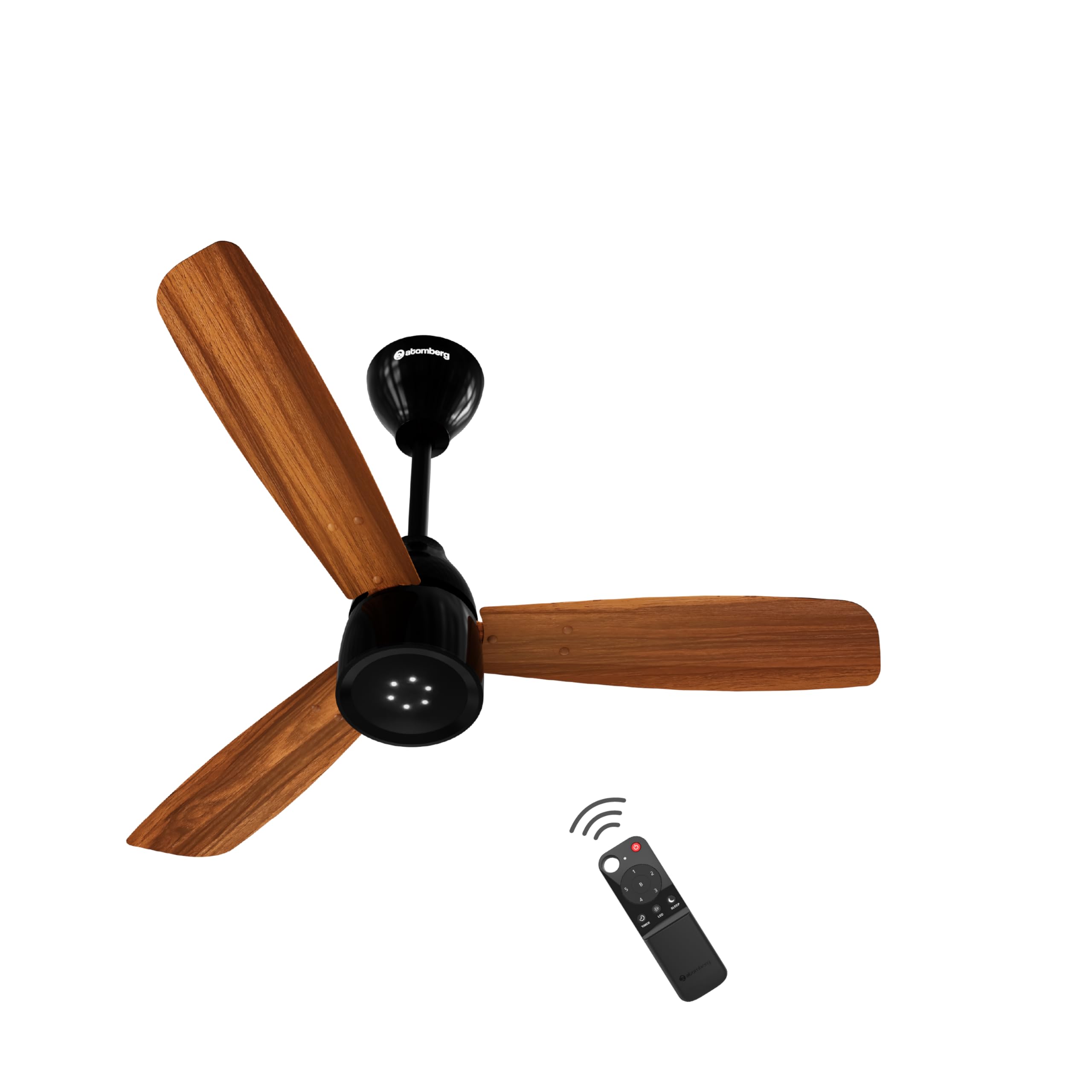 atomberg Renesa Enzel 900mm Newly Launched BLDC Ceiling Fan with Remote | BEE 5 star |High Air Delivery | LED Speed Indicator| Low Noise | Sleek Design |Power Saving| 3 Year Warranty | Honey Maplewood