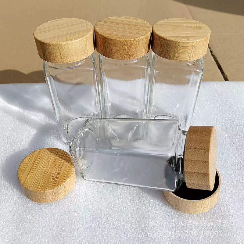 Amazon｜スパイスボトル 調味料入れ 120ml ガラス製保存容器