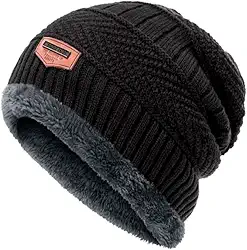 Gorro Frio Extremo Lã Forrado Pelinho Touca Estilosa Feminina Masculino Cores Viagem