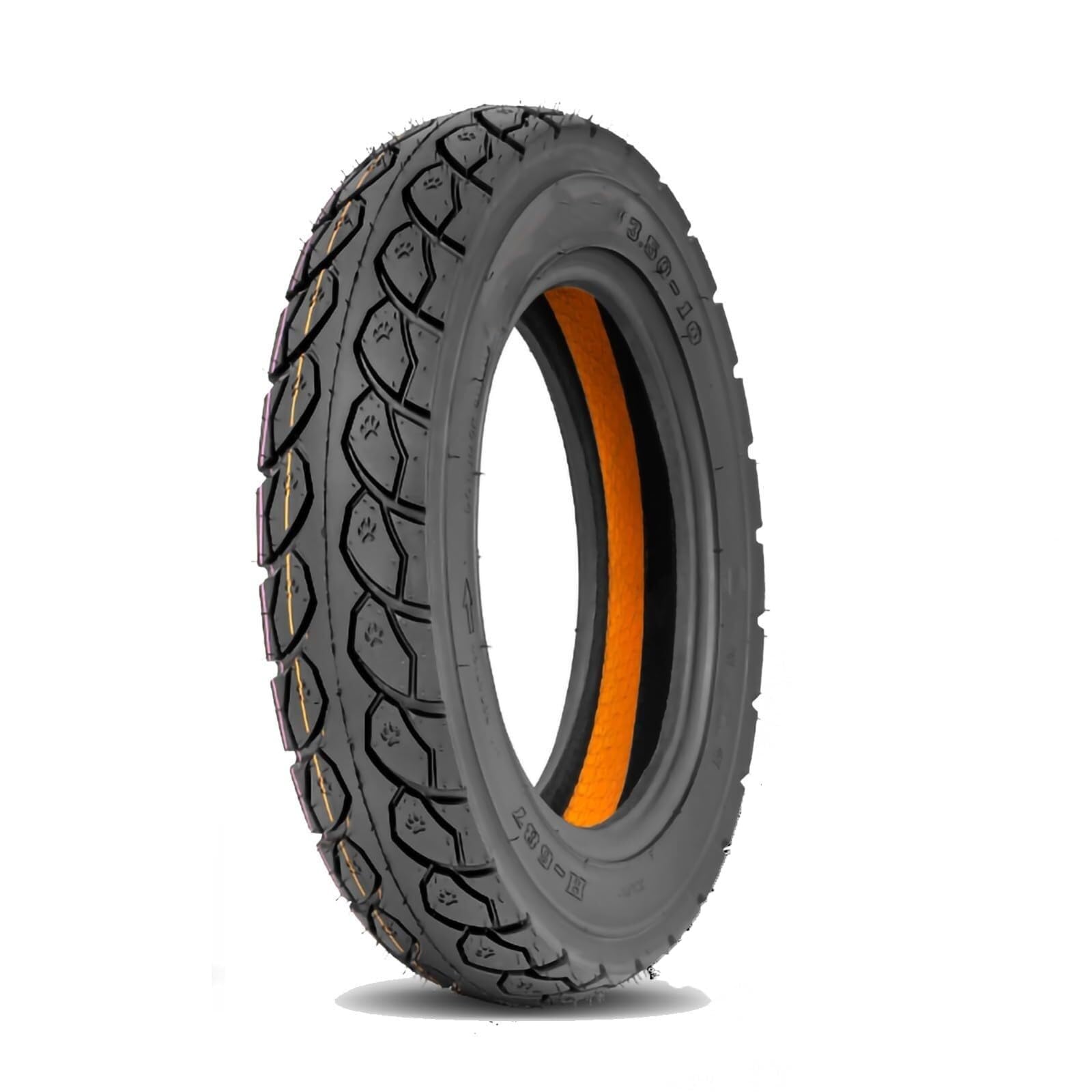 3.50-10 Bezdętkowy Opona Terenowa 3.50/10 z Wzmocnionym Amortyzowaniem dla Felg 10 Cali z 3 50 10 8PR 58J 520lbs Hulajnoga E-Bike