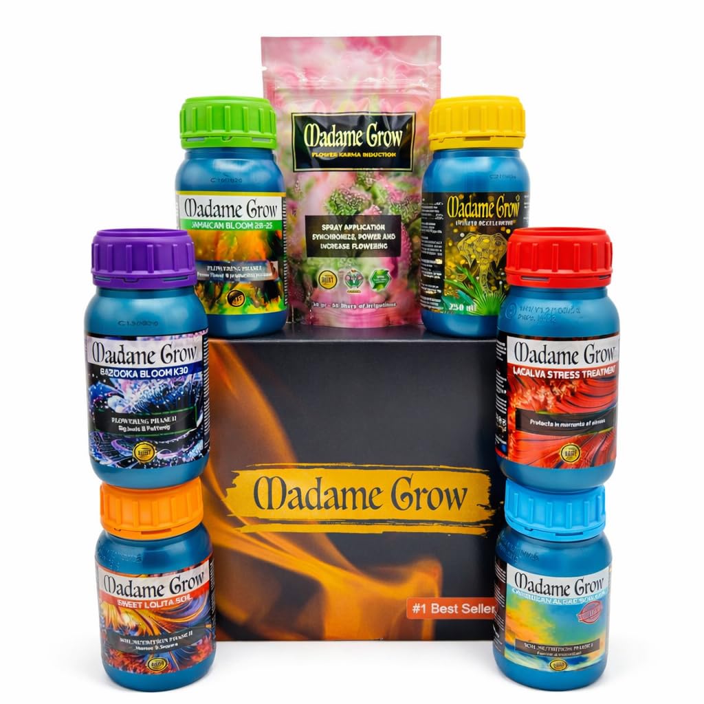 MADAME GROW Kit Premium 7PACK - Tutti i bisogni per la Coltivazione della Marijuana - Ottieni Uno Sconto del 40% - Risultati Professionali