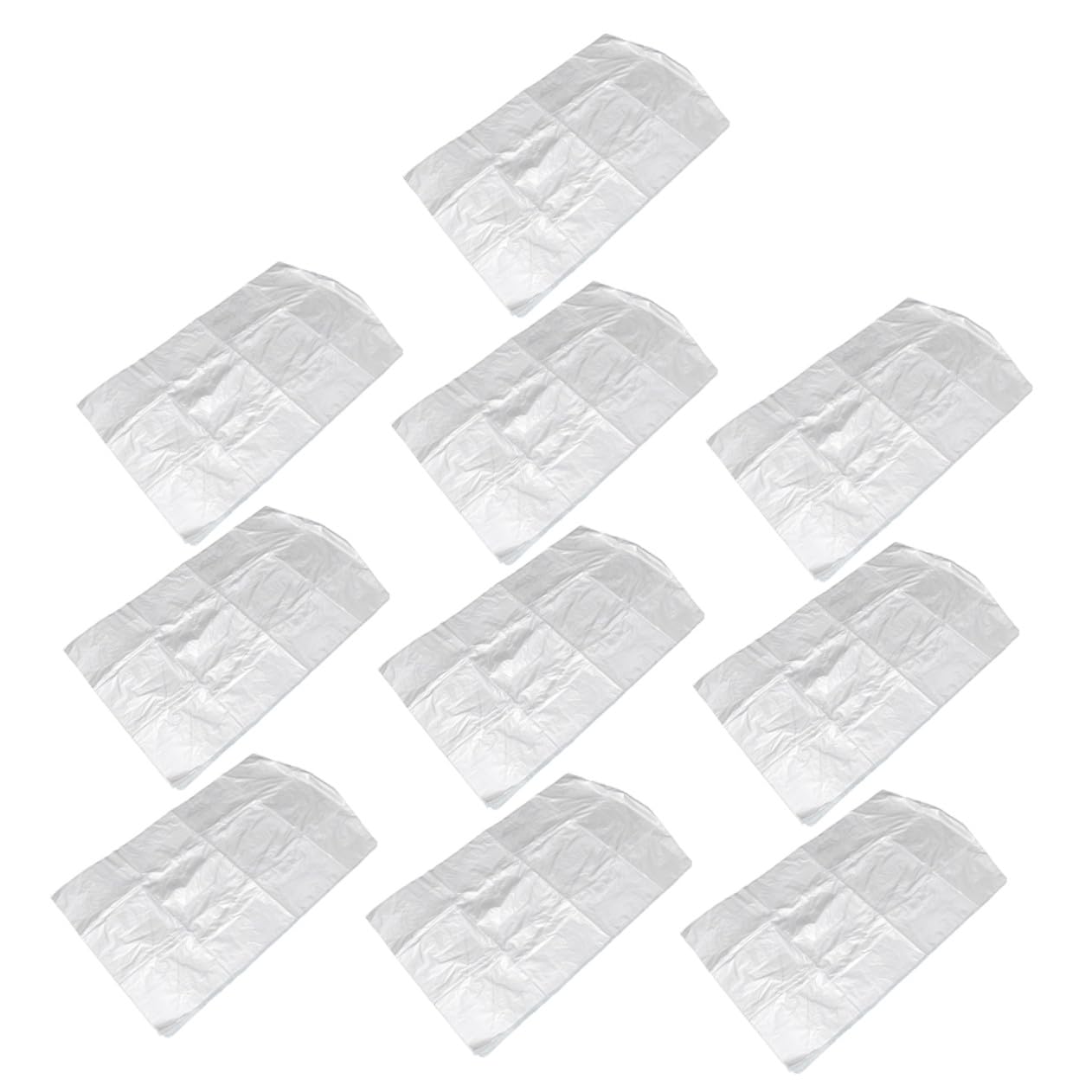 Funda de Traje 50 Piezas Peva 60x150 Cm, Protección Antipolvo | Lavable y Resistente Humedad, Adecuado para Tiendas de Ropa y Lavanderías, Diseño Fashion