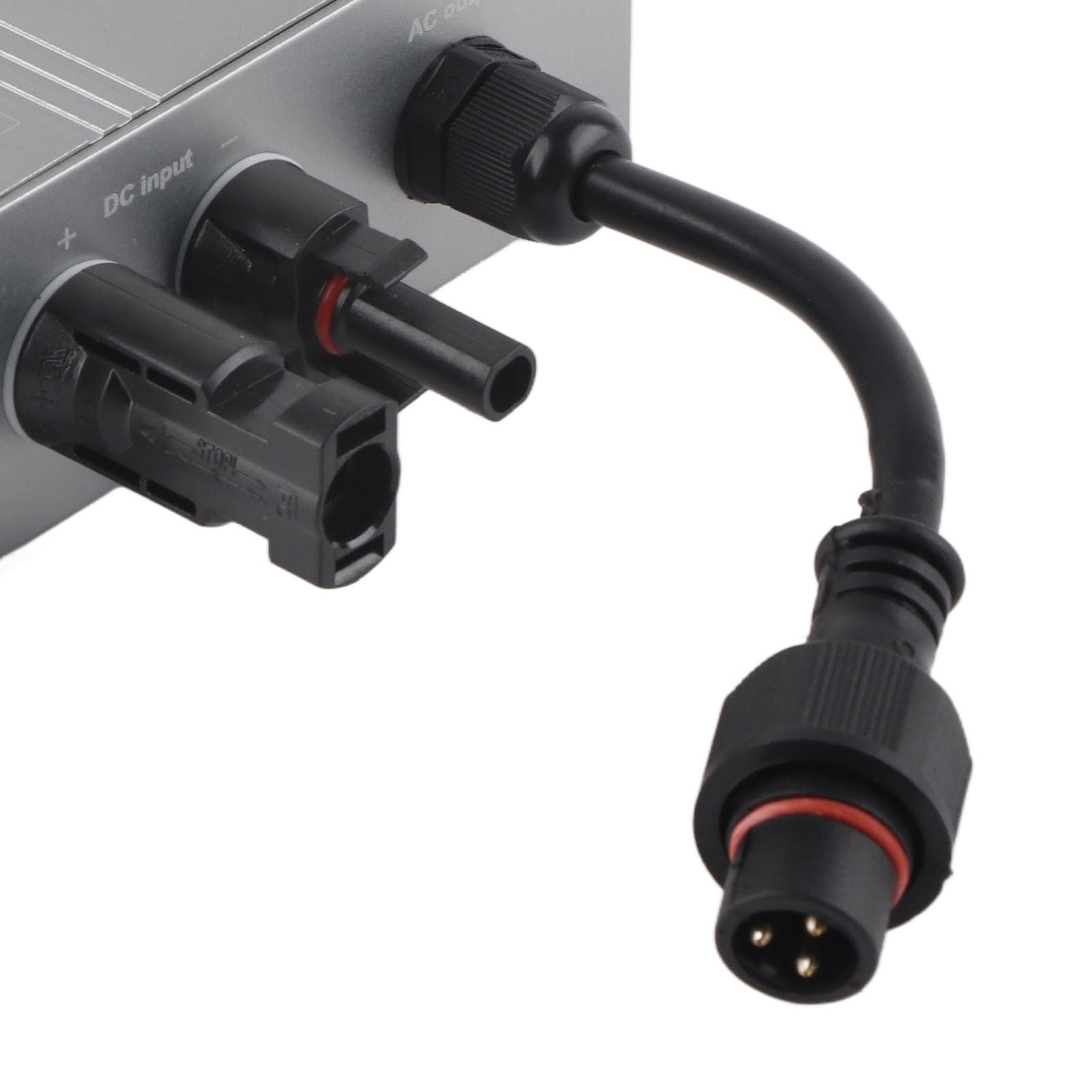 Mikroinwerter Sieciowy AC230V Trwałe Urządzenie ze Stopu Aluminium o Czystej Fali Sinusoidalnej dla Domowego Układu Słonecznego 1 Jednostka (600 W)