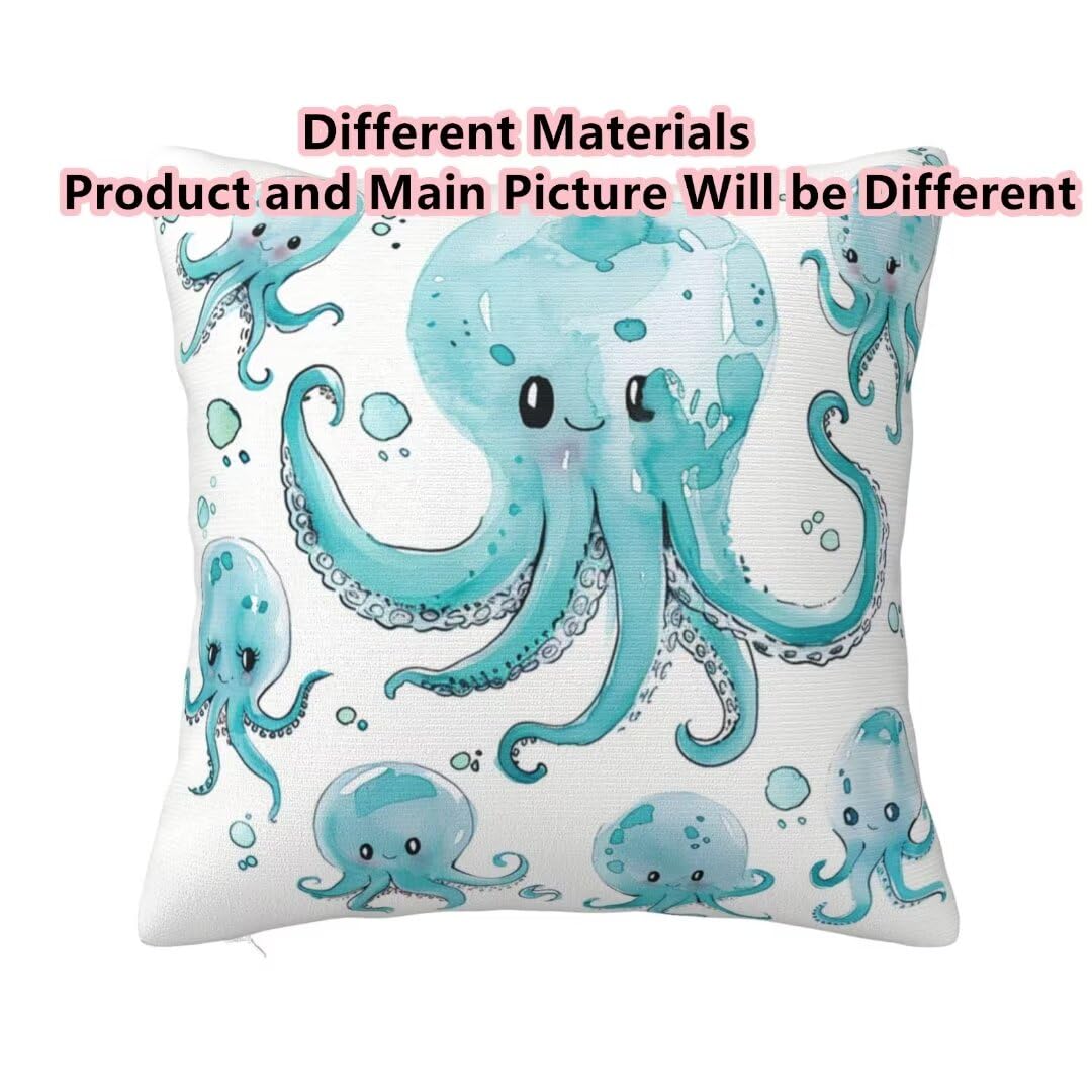 Funda Cojin 60 X 60 cm Fundas Cojines Dibujos animados Cojines Cama Decorativos Juego de 2, Lindo Funda de Almohada Lumbar Cuadrado Cojines Sofa para Sala de Estar Dormitorio Decoracion Hogar-xh153