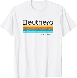 Vintage Eleuthera Bahamas Retro Design T-Shirt