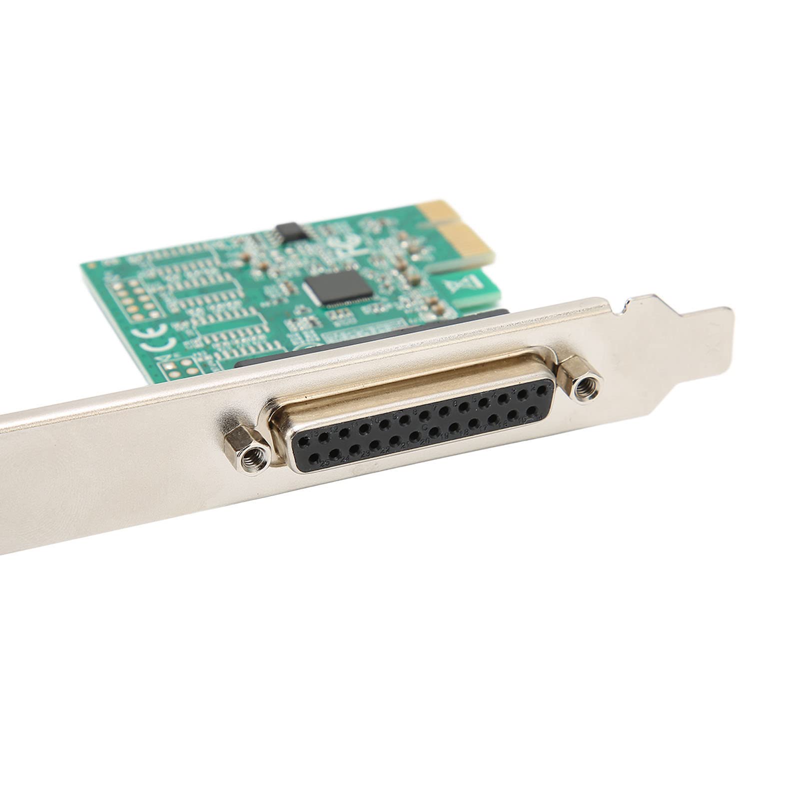 Adaptateur PCIe 1x vers Port Parallèle DB25, Carte Adaptateur IEEE 1284 pour Port D'imprimante PCI Express vers DB25 pour étiqueteuses, Compatible avec le Mode IEEE 1284 SPP/Byte ECP, Prise en Charge