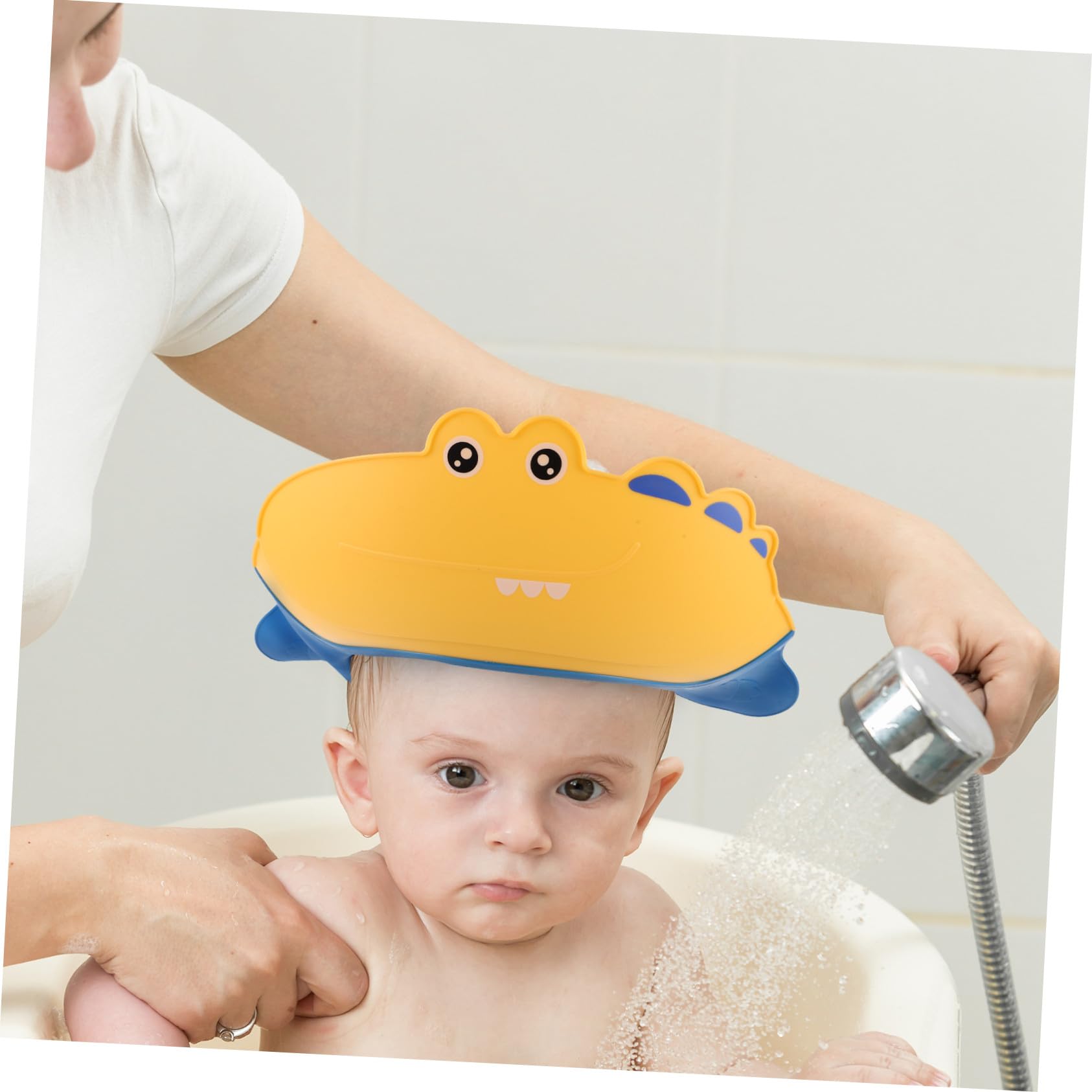 Asiento de Baño Ajustable para Bebés y Pequeños Antideslizante Diseño Seguro Soporte Estable para Recién Nacidos y Sentados Baño Cómodo y Protegido