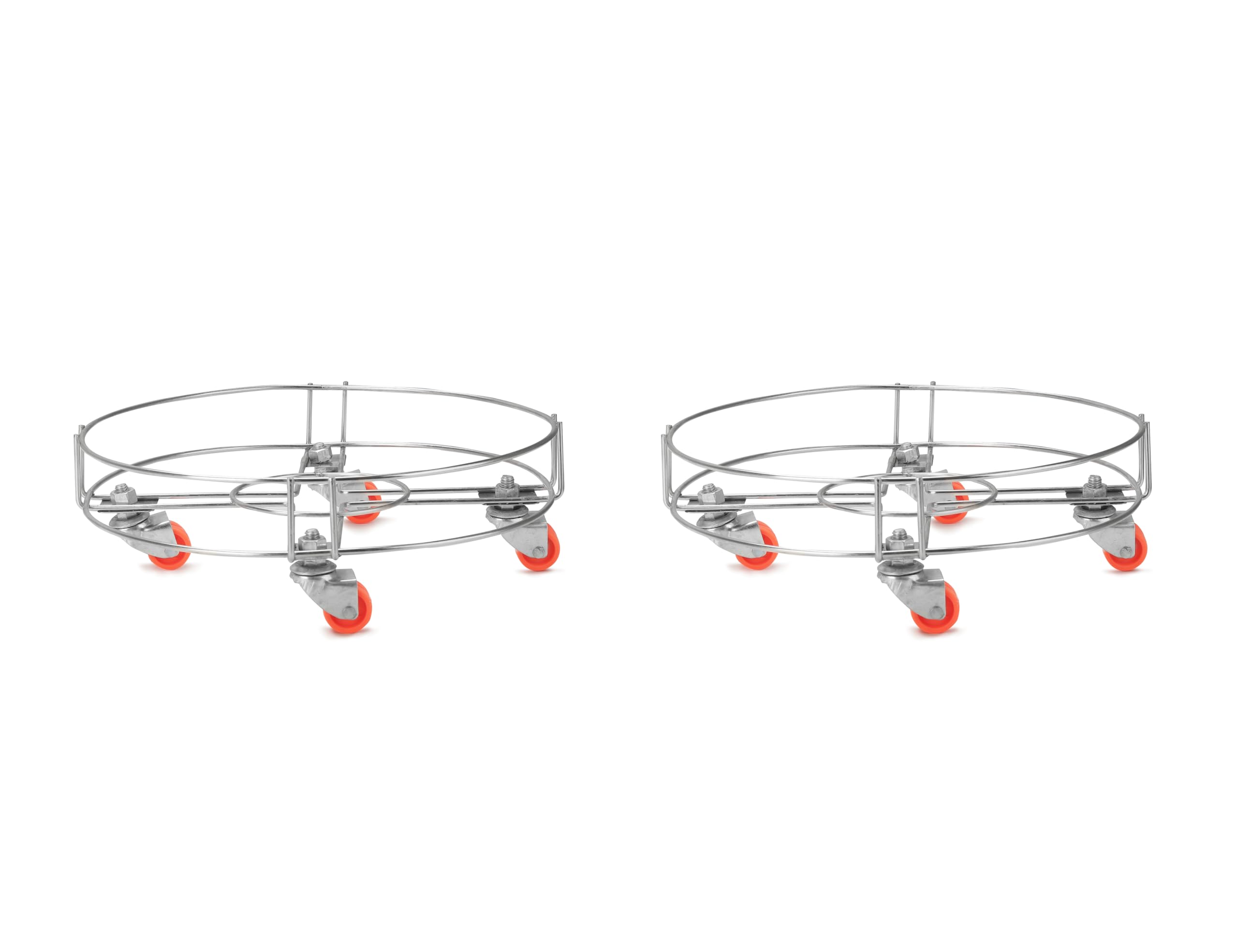 AB99 COLLECTION Stainless Steel Heavy Cylinder Trolley with Wheels for Kitchen Gas Trolley LPG Cylinder Stand, Gas Cylinder Trolley Wheels Set of 2 (B0D22VQ6HM) Amazon Price History, Amazon Price Tracker