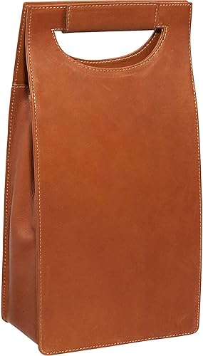 Miniatura 4 de Piel Leather Portador de vino doble, Saddle, Portador de vino doble