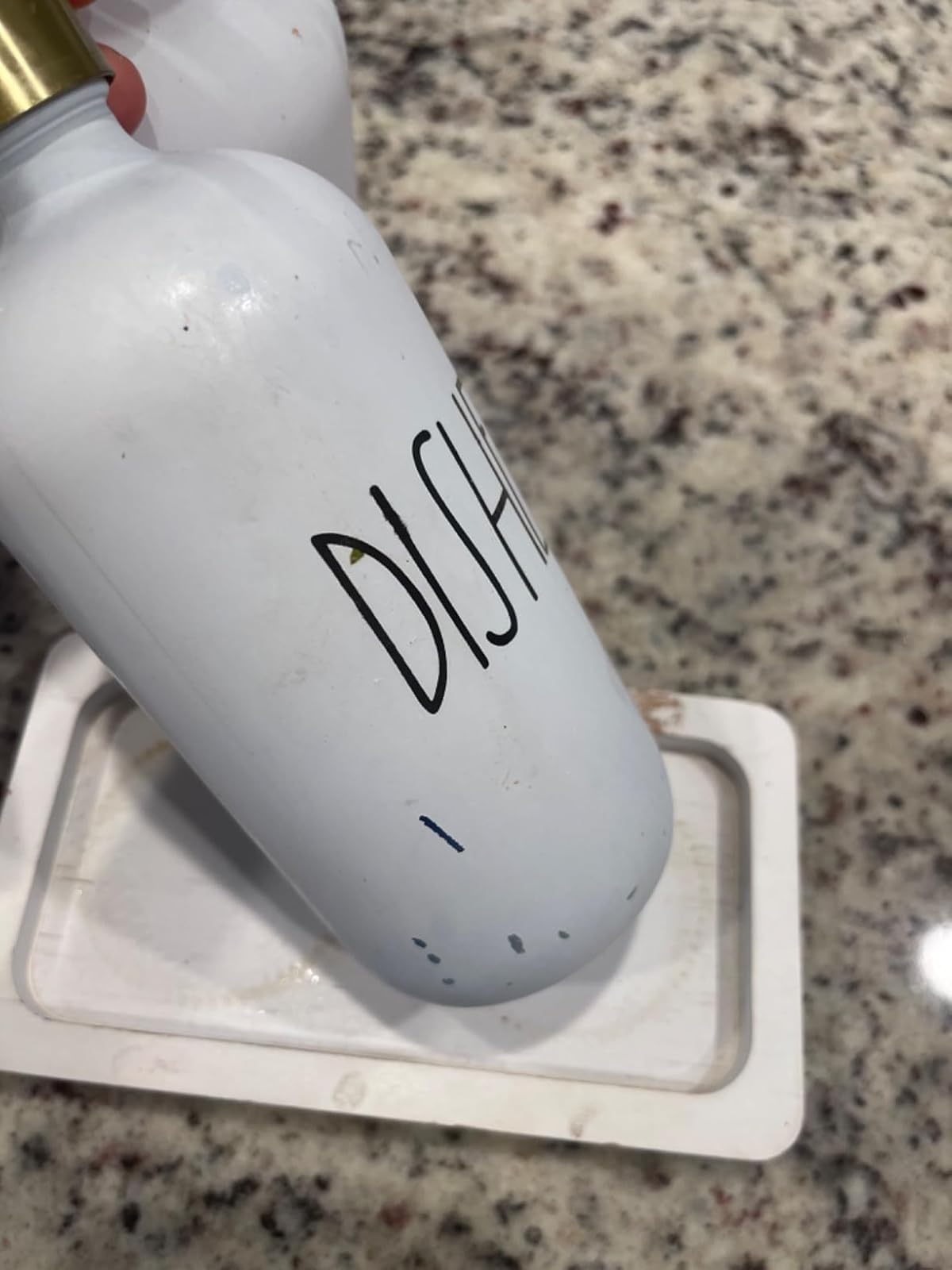 Paint comes off easily