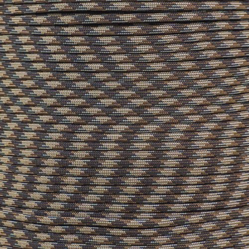 PARACORD PLANET 250 Feet 550 Nylon Paracord 7 Strand Type Iii Utility Cord Brown Camo