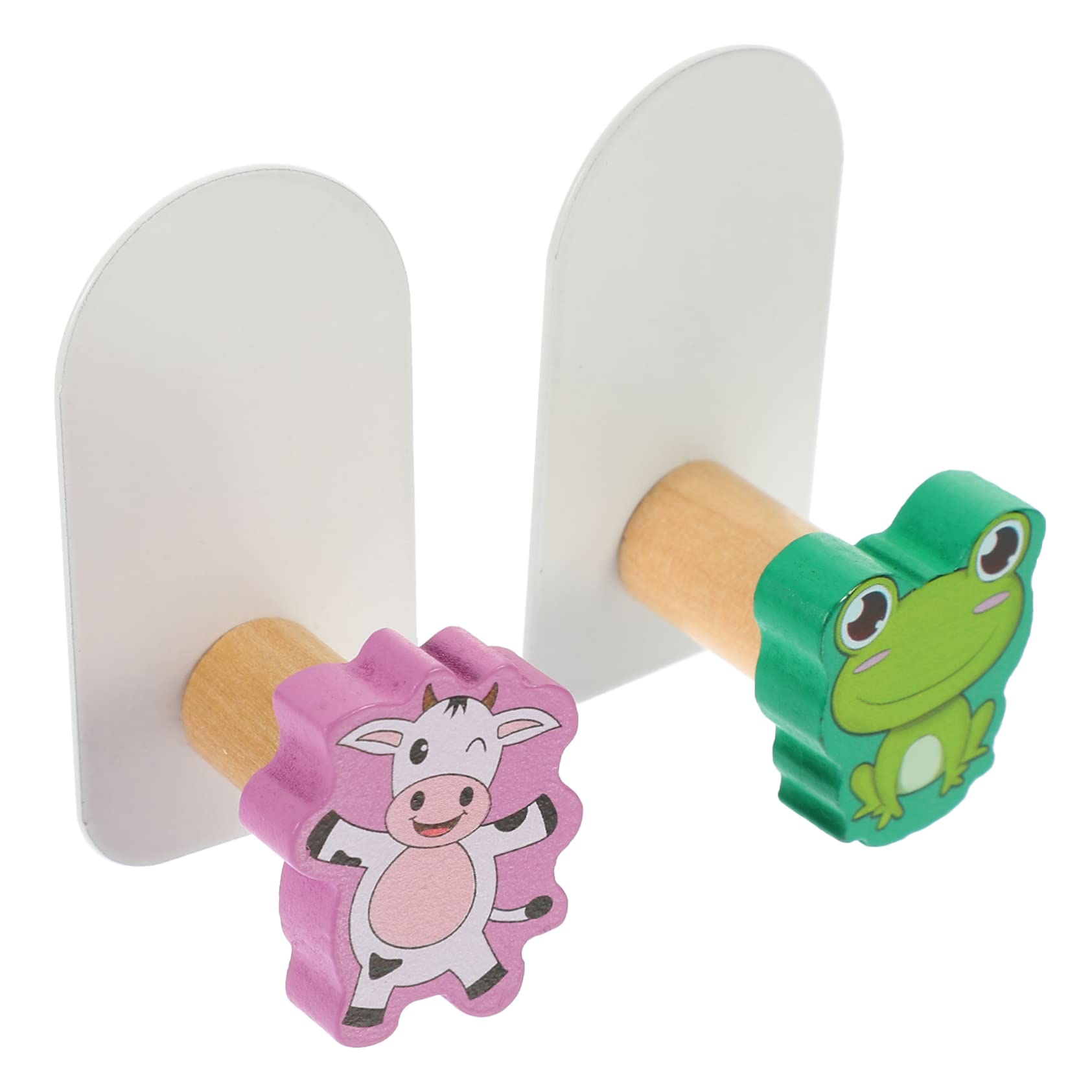 ABOOFAN 10piezas Ganchos Adhesivos De Animales Para Pared De Decoración Infantil Perfectos Para Colgar Toallas Sombreros y Ropa Dormitorios y Entradas