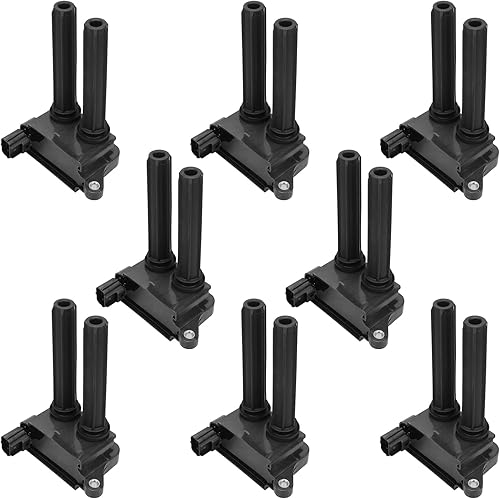 Miniatura 6 de DRIVESTAR Paquete de bobinas de encendido UF504 Bujías de iridio para Dodge Challenger Durango 2009-2019 Charger Magnum 2009-2020 para Chrysler 300