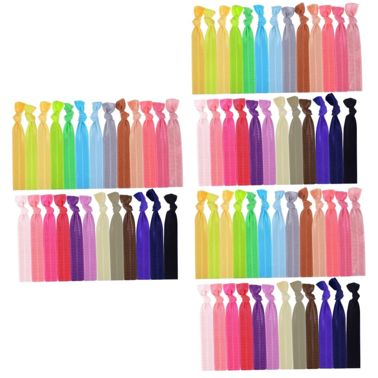 DOITOOL 300piezas Gomas De Pelo Elásticas Para Mujeres y Niñas Coleteros De Para Coletas y Accesorios De Moda Aleatorios