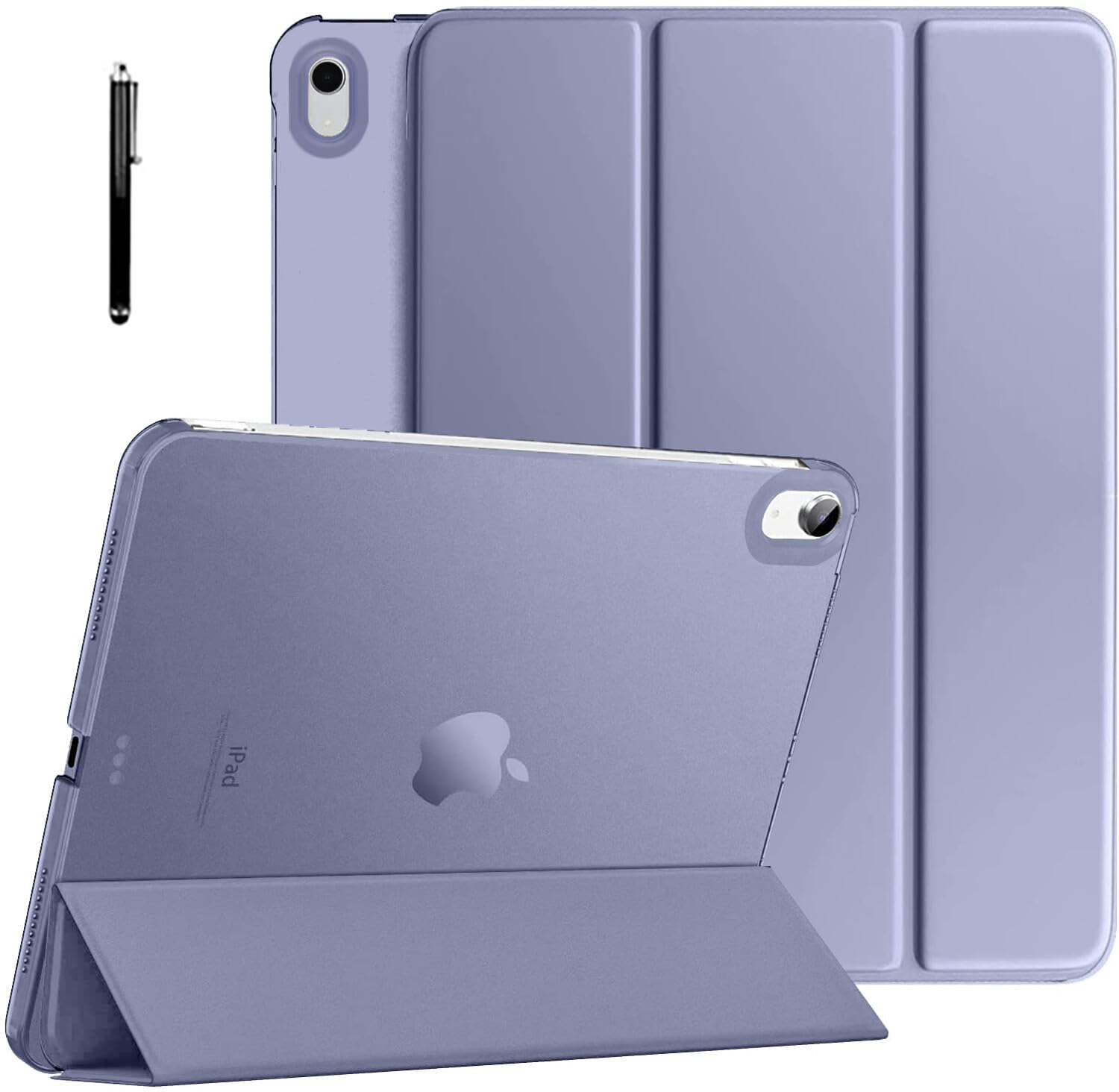 Robustrion Cover for iPad Air 11 inch Cover M4 / M3 / M2 / Air 4th 5th Gen Generation with Translucent Back for iPad Air 11" M4 M3 M2 /Air 4 5 10.9" - Lavender-image-43