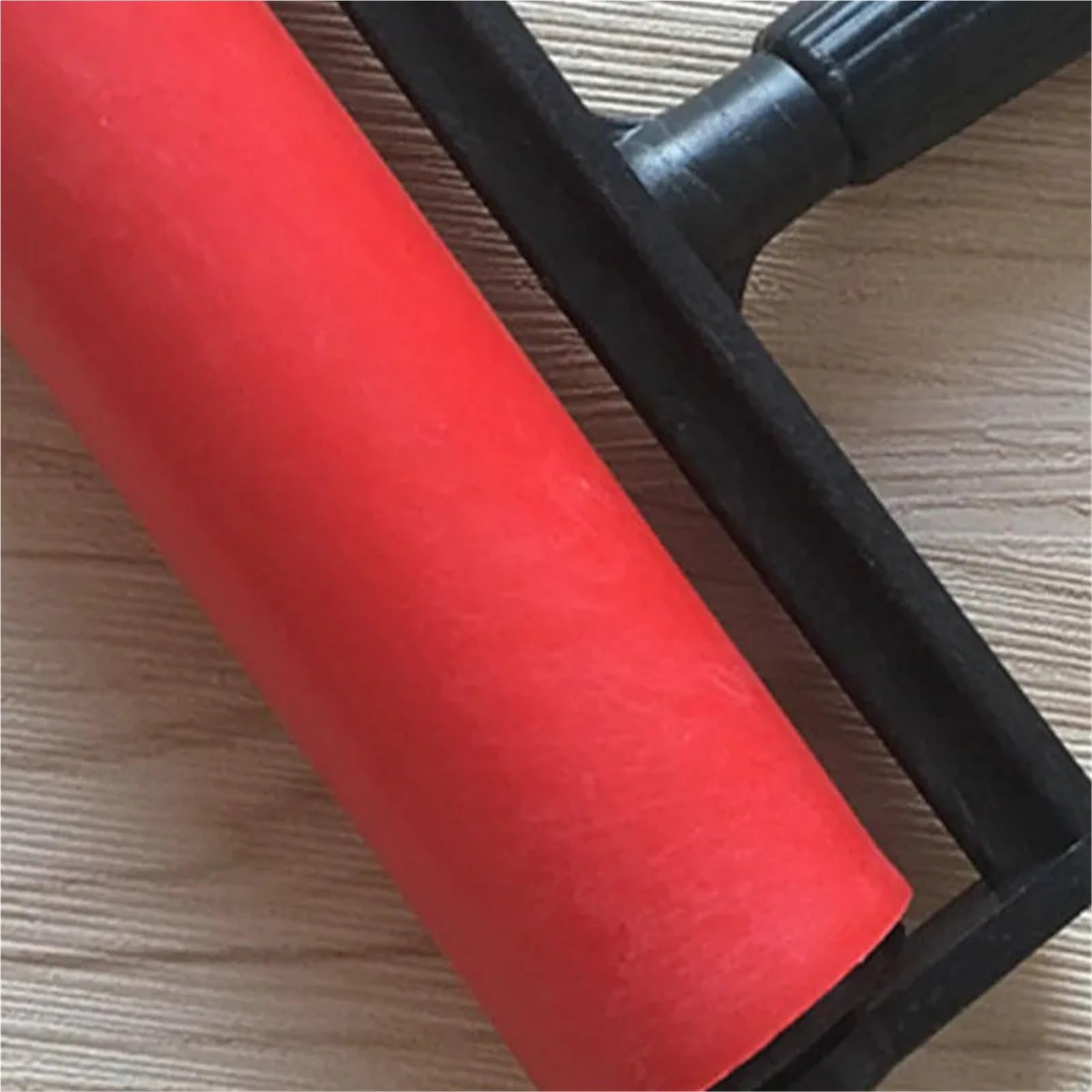 Rodillo De Goma Rodillo de goma de 10 cm, aplicador de goma, cepillo, rodillo for manualidades, tinta, impresión, estampado, aplicación de pegamento(Red)