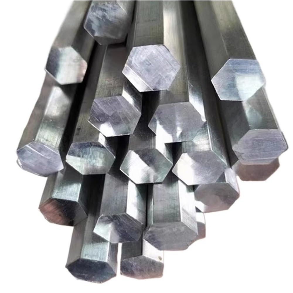 10 szt. Sześciokątnych prętów aluminiowych - pręty metalowe ze stopu 6061(300x24mm)
